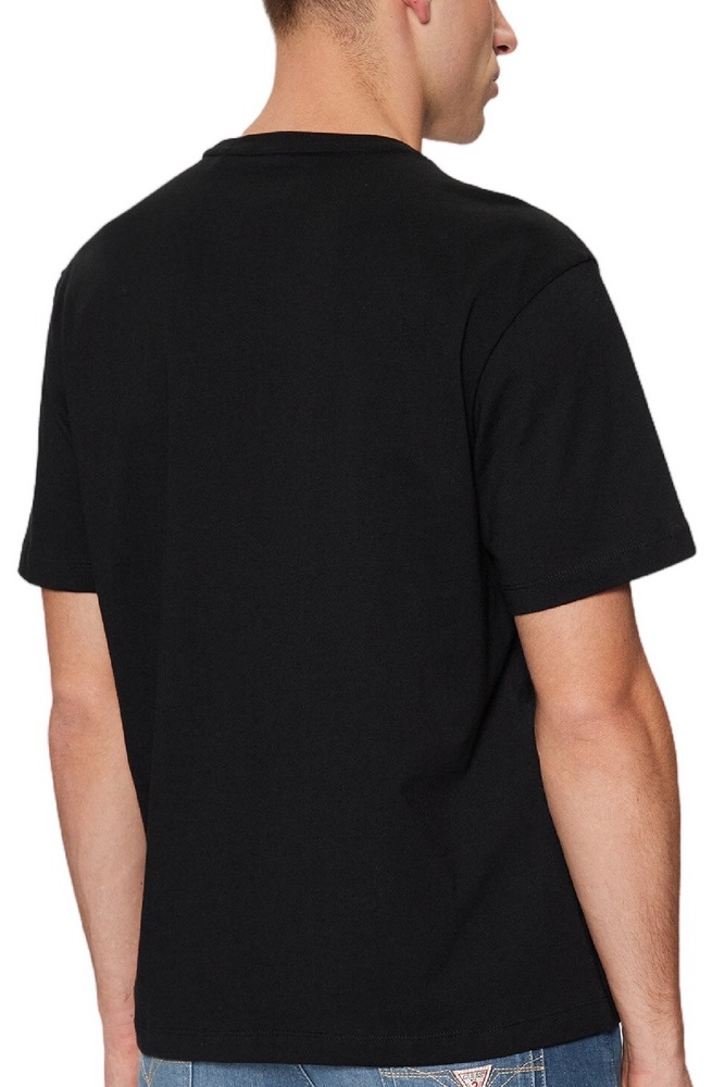 GUESS JEANS SS CN REG PRINTED TEE T-SHIRT ΜΠΛΟΥΖΑ ΑΝΔΡΙΚΗ BLACK