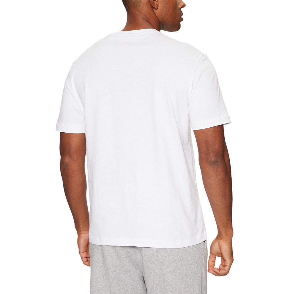 GUESS JEANS SS CN REG PRINTED TEE T-SHIRT ΜΠΛΟΥΖΑ ΑΝΔΡΙΚΗ WHITE