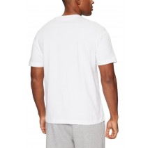 GUESS JEANS SS CN REG PRINTED TEE T-SHIRT ΜΠΛΟΥΖΑ ΑΝΔΡΙΚΗ WHITE