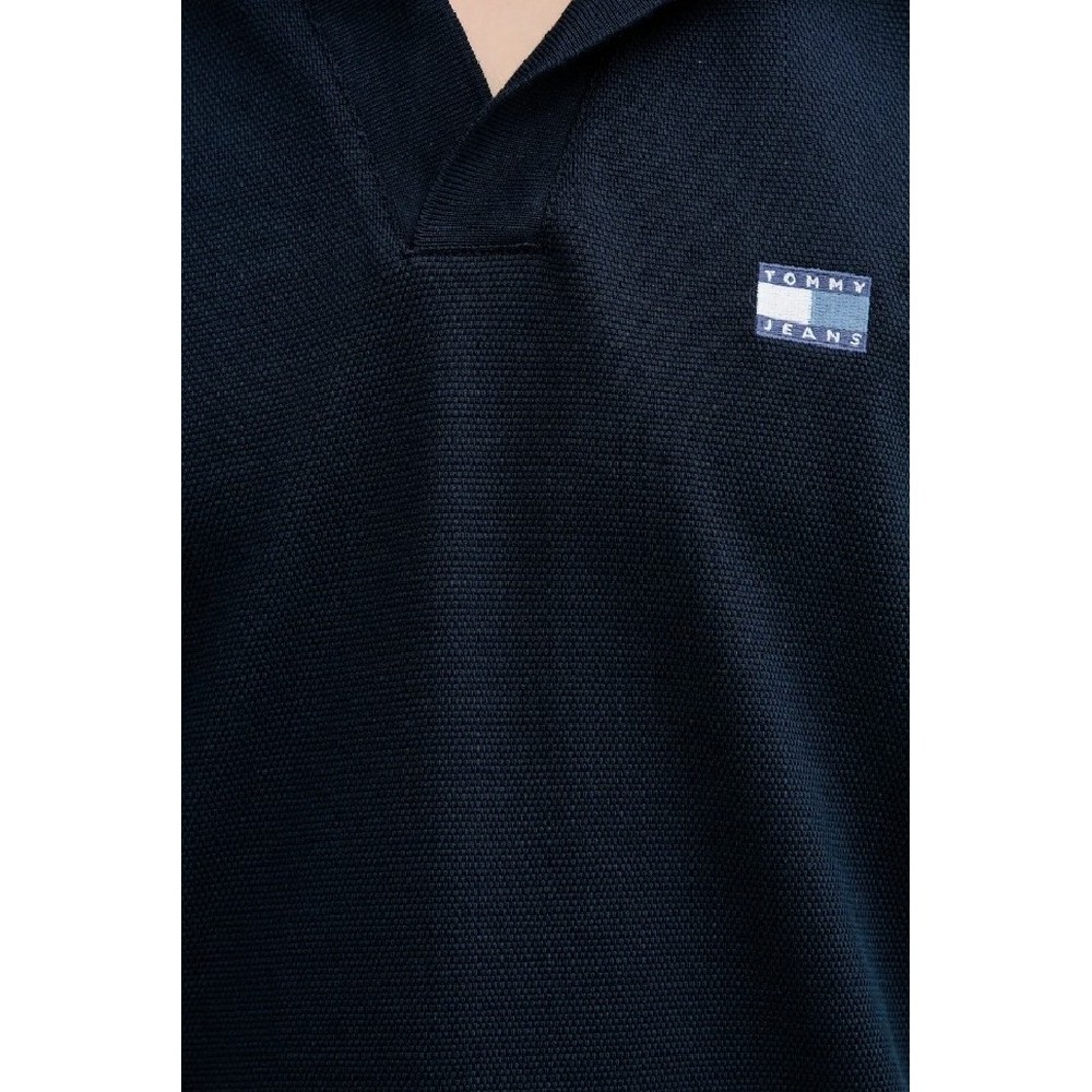 TOMMY JEANS SKIPPER COLLAR REG POLO T-SHIRT ΜΠΛΟΥΖΑ ΑΝΔΡΙΚΗ NAVY