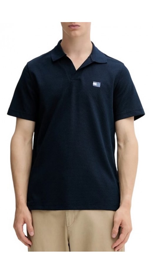 TOMMY JEANS SKIPPER COLLAR REG POLO T-SHIRT ΜΠΛΟΥΖΑ ΑΝΔΡΙΚΗ NAVY