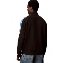 CALVIN KLEIN JEANS STRETCH TWILL TRACK JACKET ΖΑΚΕΤΑ ΑΝΔΡΙΚΗ BLACK