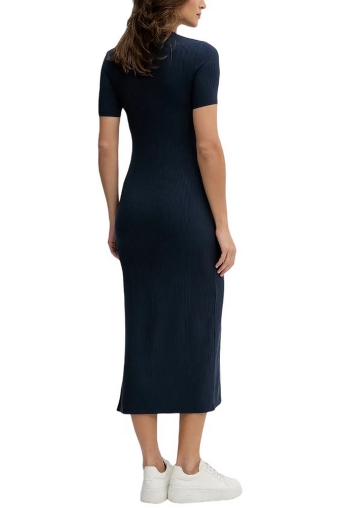 CALVIN KLEIN JEANS MODAL RIB SS DRESS ΦΟΡΕΜΑ ΓΥΝΑΙΚΕΙΟ NAVY
