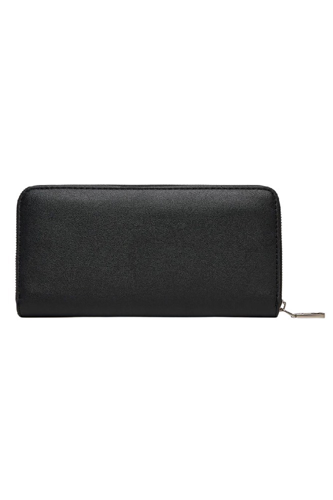 CALVIN KLEIN JEANS SCULPTED ZIP AROUND WALLET ΠΟΡΤΟΦΟΛΙ ΓΥΝΑΙΚΕΙΟ BLACK