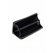 CALVIN KLEIN JEANS SCULPTED ZIP AROUND WALLET ΠΟΡΤΟΦΟΛΙ ΓΥΝΑΙΚΕΙΟ BLACK