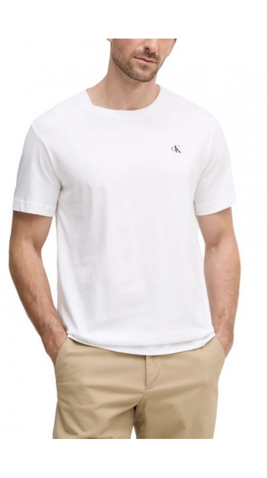 CALVIN KLEIN JEANS TYPEFACE GRAPHIC TEE T-SHIRT ΜΠΛΟΥΖΑ ΑΝΔΡΙΚΗ BRIGHT WHITE