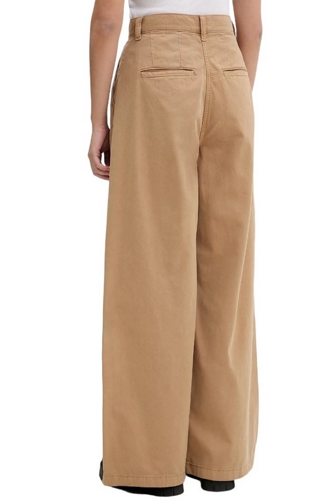 TOMMY JEANS OVS WIDE LEG CHINO ΠΑΝΤΕΛΟΝΙ ΓΥΝΑΙΚΕΙΟ CAMEL