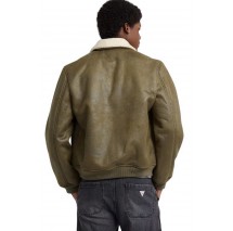 GUESS JEANS BOMBER JKT ΜΠΟΥΦΑΝ ΑΝΔΡΙΚΟ KHAKI