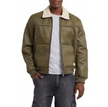 GUESS JEANS BOMBER JKT ΜΠΟΥΦΑΝ ΑΝΔΡΙΚΟ KHAKI