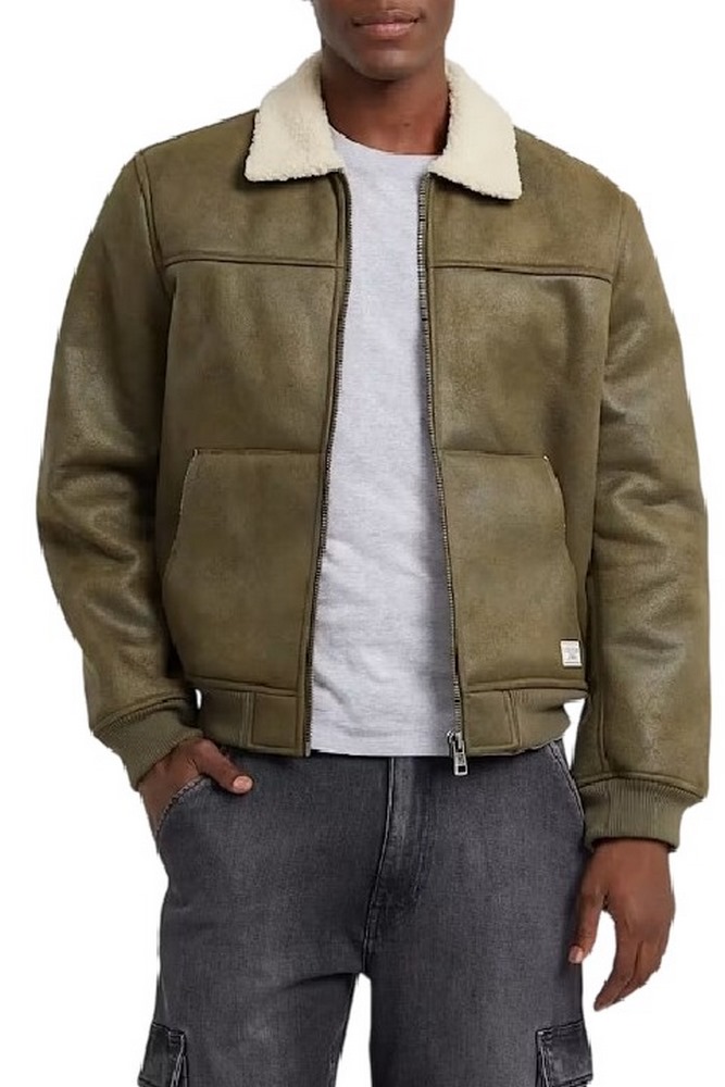 GUESS JEANS BOMBER JKT ΜΠΟΥΦΑΝ ΑΝΔΡΙΚΟ KHAKI