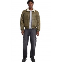 GUESS JEANS BOMBER JKT ΜΠΟΥΦΑΝ ΑΝΔΡΙΚΟ KHAKI