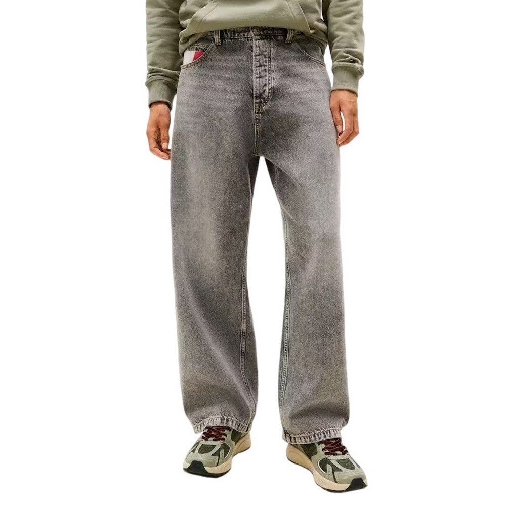 TOMMY JEANS THEO BAGGY RWB CBF DI6078 ΠΑΝΤΕΛΟΝΙ ΑΝΔΡΙΚΟ DENIM GREY