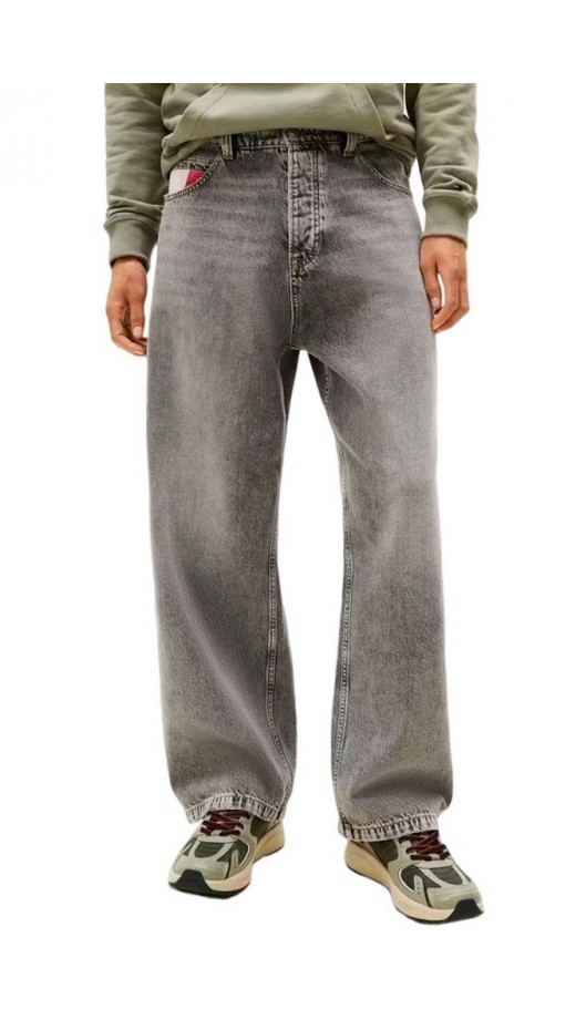TOMMY JEANS THEO BAGGY RWB CBF DI6078 ΠΑΝΤΕΛΟΝΙ ΑΝΔΡΙΚΟ DENIM GREY