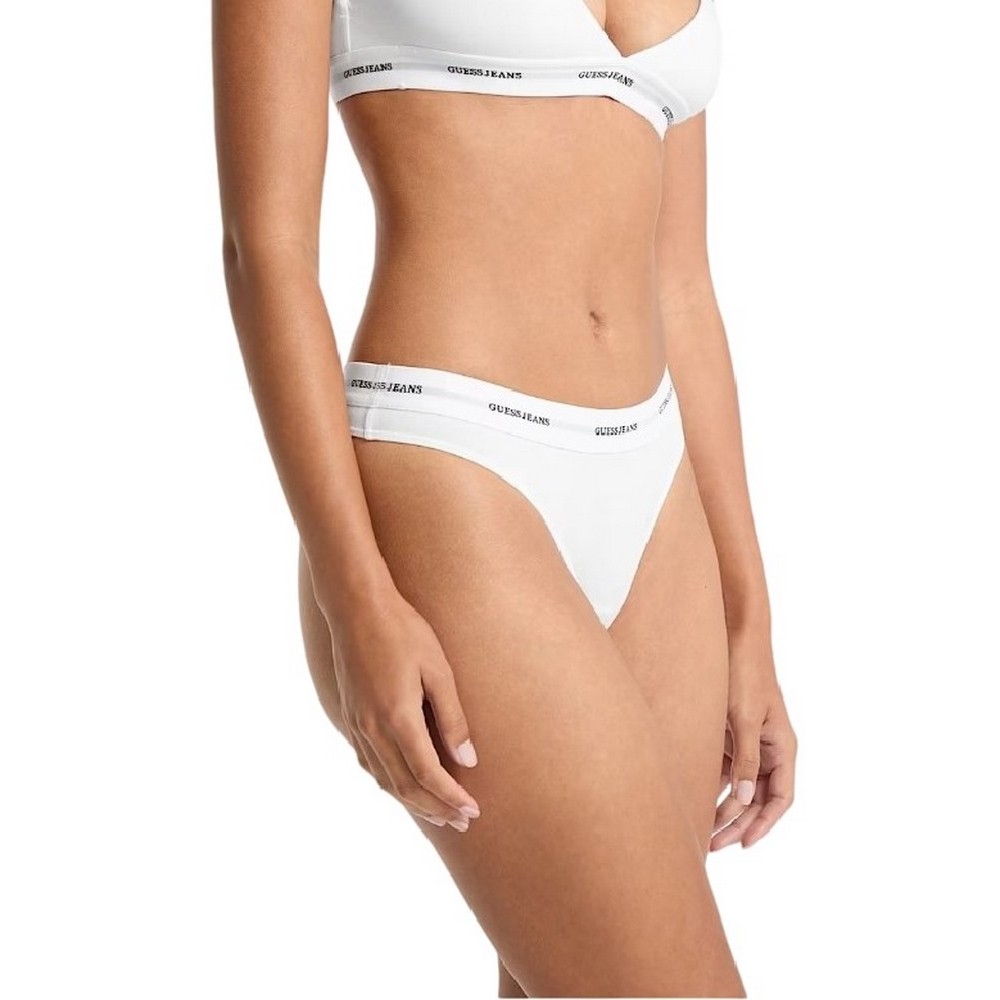 GUESS JEANS THONG ΕΣΩΡΟΥΧΟ ΓΥΝΑΙΚΕΙΟ WHITE