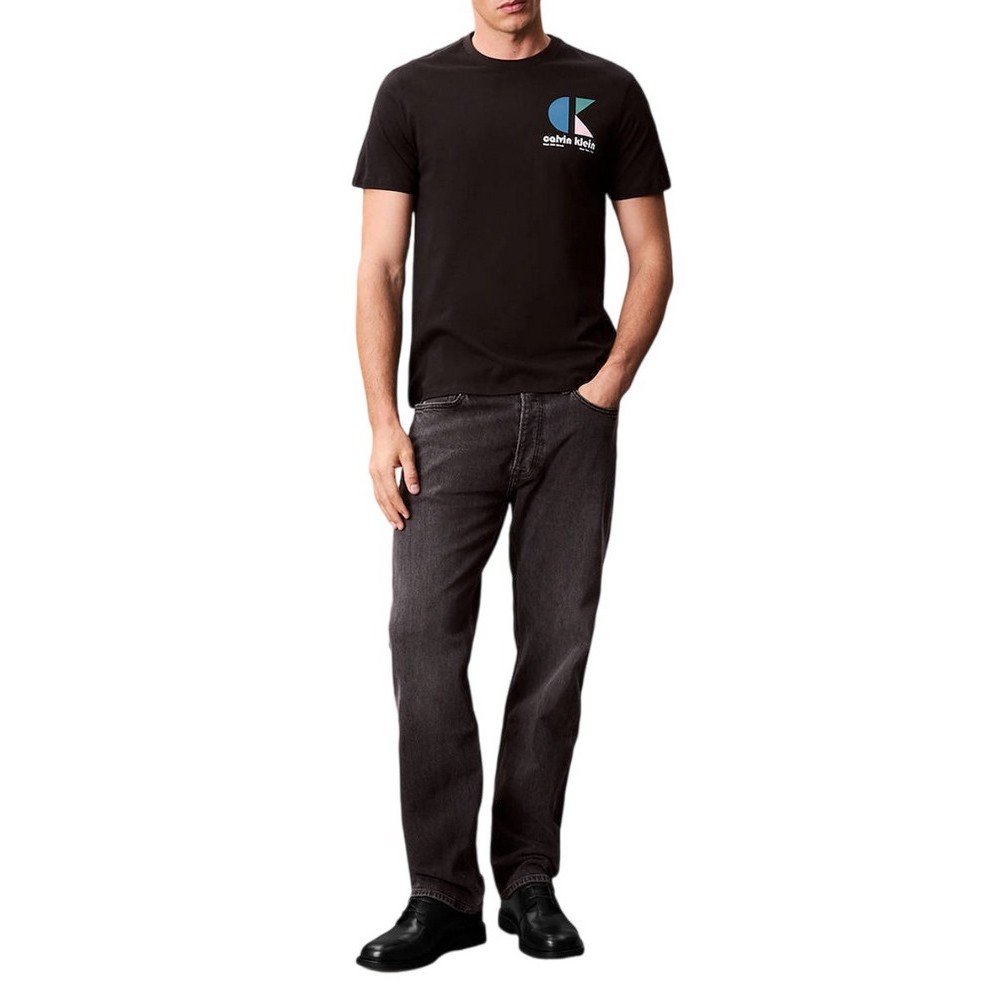 CALVIN KLEIN JEANS LOGO GRAPHIC TEE T-SHIRT ΜΠΛΟΥΖΑ ΑΝΔΡΙΚΗ BLACK