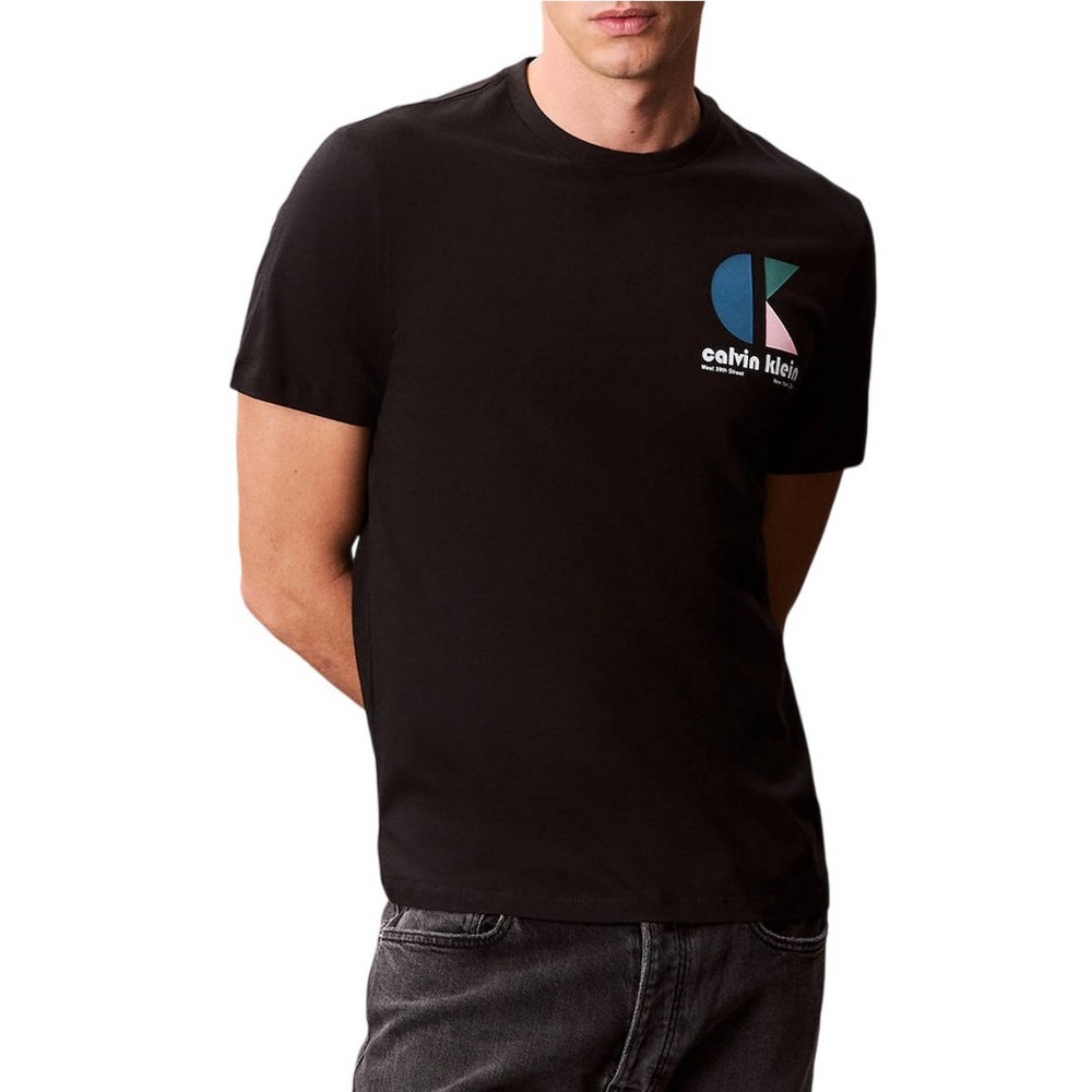 CALVIN KLEIN JEANS LOGO GRAPHIC TEE T-SHIRT ΜΠΛΟΥΖΑ ΑΝΔΡΙΚΗ BLACK