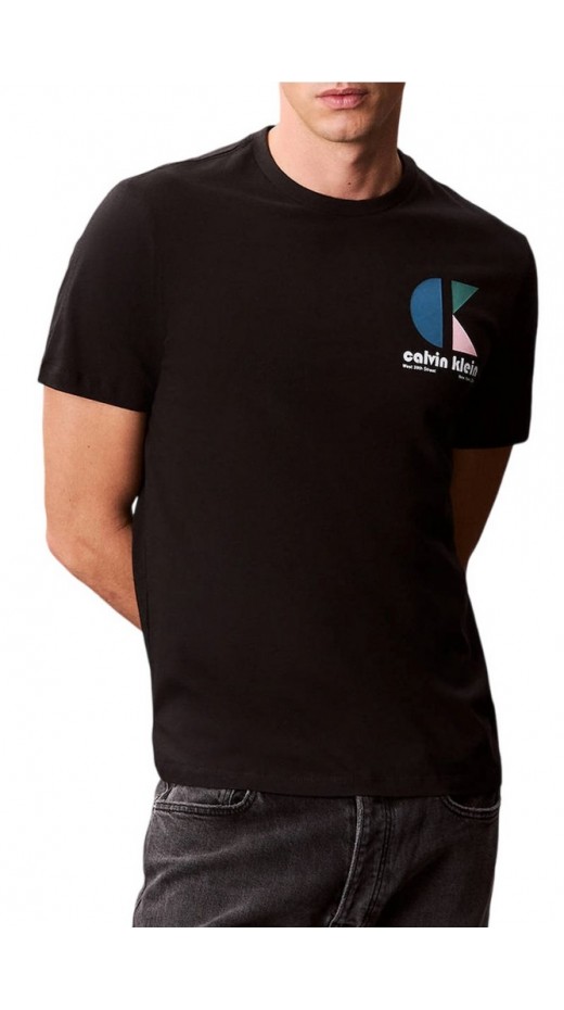 CALVIN KLEIN JEANS LOGO GRAPHIC TEE T-SHIRT ΜΠΛΟΥΖΑ ΑΝΔΡΙΚΗ BLACK