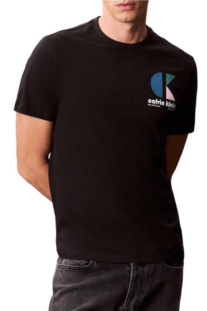 CALVIN KLEIN JEANS LOGO GRAPHIC TEE T-SHIRT ΜΠΛΟΥΖΑ ΑΝΔΡΙΚΗ BLACK