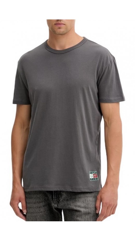 TOMMY JEANS REG ATHL DEPT BACK TEE EXT T-SHIRT ΜΠΛΟΥΖΑ ΑΝΔΡΙΚΗ WASHED BLACK