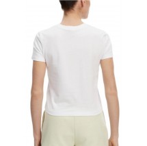 CALVIN KLEIN JEANS PLACED INSTITUTIONAL BABY TEE T-SHIRT ΜΠΛΟΥΖΑ ΓΥΝΑΙΚΕΙΑ WHITE