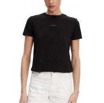 CALVIN KLEIN JEANS PLACED INSTITUTIONAL BABY TEE T-SHIRT ΜΠΛΟΥΖΑ ΓΥΝΑΙΚΕΙΑ BLACK