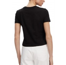 CALVIN KLEIN JEANS PLACED INSTITUTIONAL BABY TEE T-SHIRT ΜΠΛΟΥΖΑ ΓΥΝΑΙΚΕΙΑ BLACK
