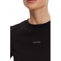 CALVIN KLEIN JEANS PLACED INSTITUTIONAL BABY TEE T-SHIRT ΜΠΛΟΥΖΑ ΓΥΝΑΙΚΕΙΑ BLACK