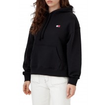 TOMMY JEANS BXY BADGE HOODIE EXT ΦΟΥΤΕΡ ΜΠΛΟΥΖΑ ΓΥΝΑΙΚΕΙΑ BLACK