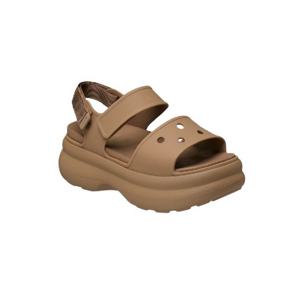 CROCS SOHO Y STRAP SANDAL 211755 ΠΕΔΙΛΟ ΓΥΝΑΙΚΕΙΟ COGNAC