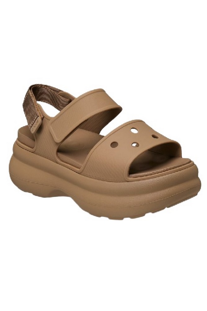 CROCS SOHO Y STRAP SANDAL 211755 ΠΕΔΙΛΟ ΓΥΝΑΙΚΕΙΟ COGNAC