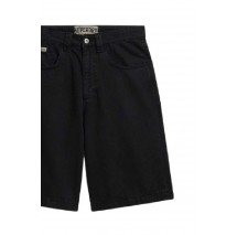 SUPERDRY D2 OVIN OVERSIZED 5 POCKET TWILL SHORT ΤΖΙΝ ΒΕΡΜΟΥΔΑ ΑΝΔΡΙΚΗ DENIM BLACK