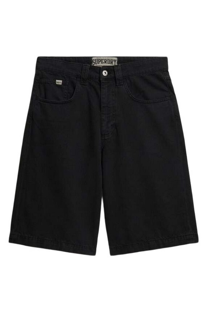 SUPERDRY D2 OVIN OVERSIZED 5 POCKET TWILL SHORT ΤΖΙΝ ΒΕΡΜΟΥΔΑ ΑΝΔΡΙΚΗ DENIM BLACK