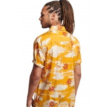 SUPERDRY D2 OVIN VINTAGE HAWAIIAN S/S SHIRT ΠΟΥΚΑΜΙΣΟ ΑΝΔΡΙΚΟ YELLOW