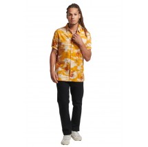 SUPERDRY D2 OVIN VINTAGE HAWAIIAN S/S SHIRT ΠΟΥΚΑΜΙΣΟ ΑΝΔΡΙΚΟ YELLOW