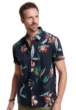 SUPERDRY D2 OVIN VINTAGE HAWAIIAN S/S SHIRT ΠΟΥΚΑΜΙΣΟ ΑΝΔΡΙΚΟ NAVY