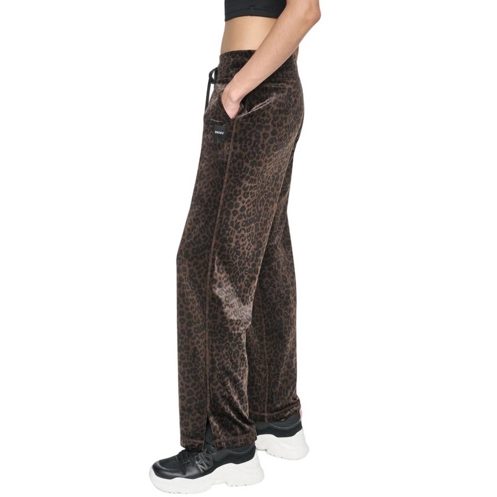 DKNY RELAXED ANIMAL PRINT MID RISE PANT ΠΑΝΤΕΛΟΝΙ ΦΟΡΜΑ ΓΥΝΑΙΚΕΙΟ LEOPARD PRINT