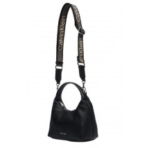 CALVIN KLEIN WEBBING STRAP SMALL BAG ΤΣΑΝΤΑ ΓΥΝΑΙΚΕΙΑ BLACK