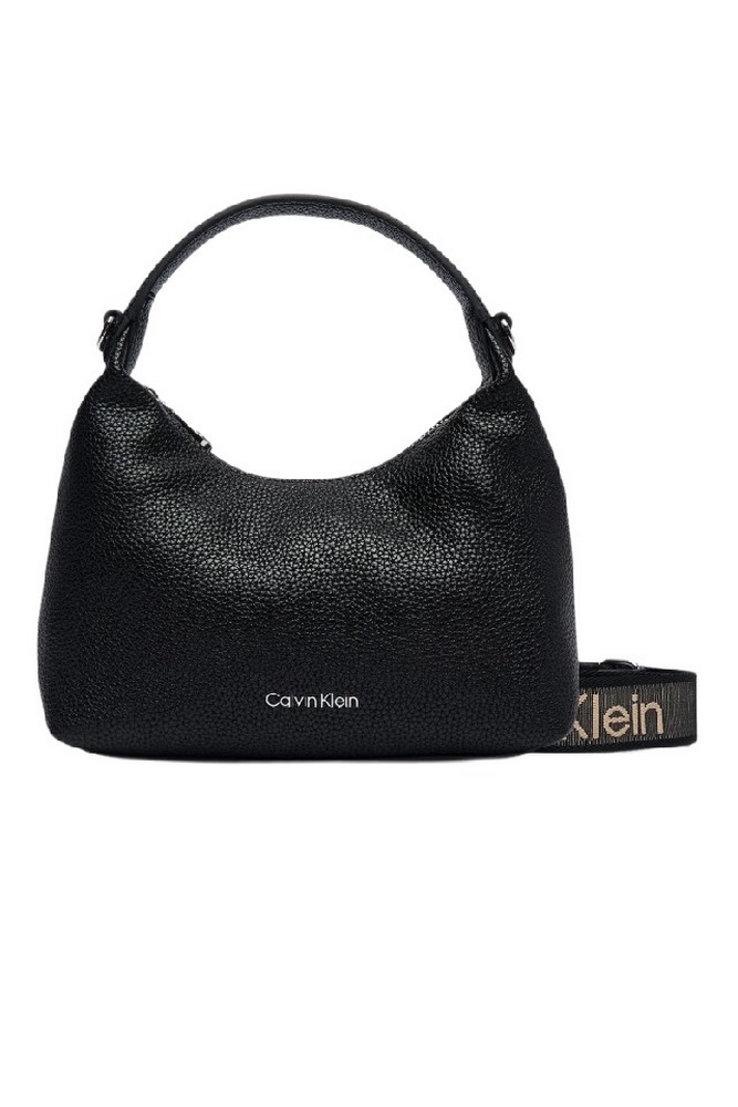 CALVIN KLEIN WEBBING STRAP SMALL BAG ΤΣΑΝΤΑ ΓΥΝΑΙΚΕΙΑ BLACK