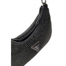 GUESS ZALINA MINI TOP ZIP SHLDR BAG ΤΣΑΝΤΑ ΓΥΝΑΙΚΕΙΑ BLACK