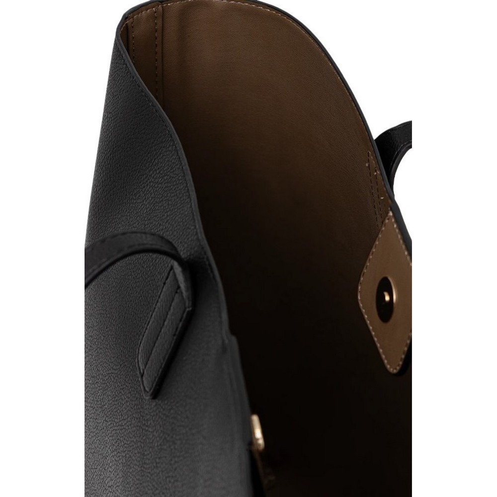 TOMMY HILFIGER ICON TOTE ΤΣΑΝΤΑ ΓΥΝΑΙΚΕΙΑ BLACK