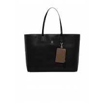 TOMMY HILFIGER ICON TOTE ΤΣΑΝΤΑ ΓΥΝΑΙΚΕΙΑ BLACK