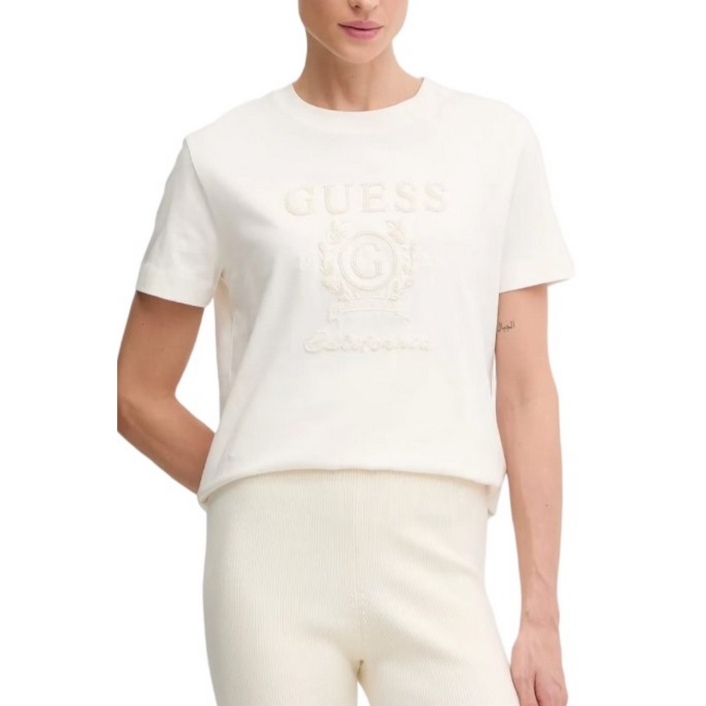 GUESS MENA T-SHIRT ΜΠΛΟΥΖΑ ΓΥΝΑΙΚΕΙΑ WHITE