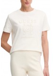 GUESS MENA T-SHIRT ΜΠΛΟΥΖΑ ΓΥΝΑΙΚΕΙΑ WHITE