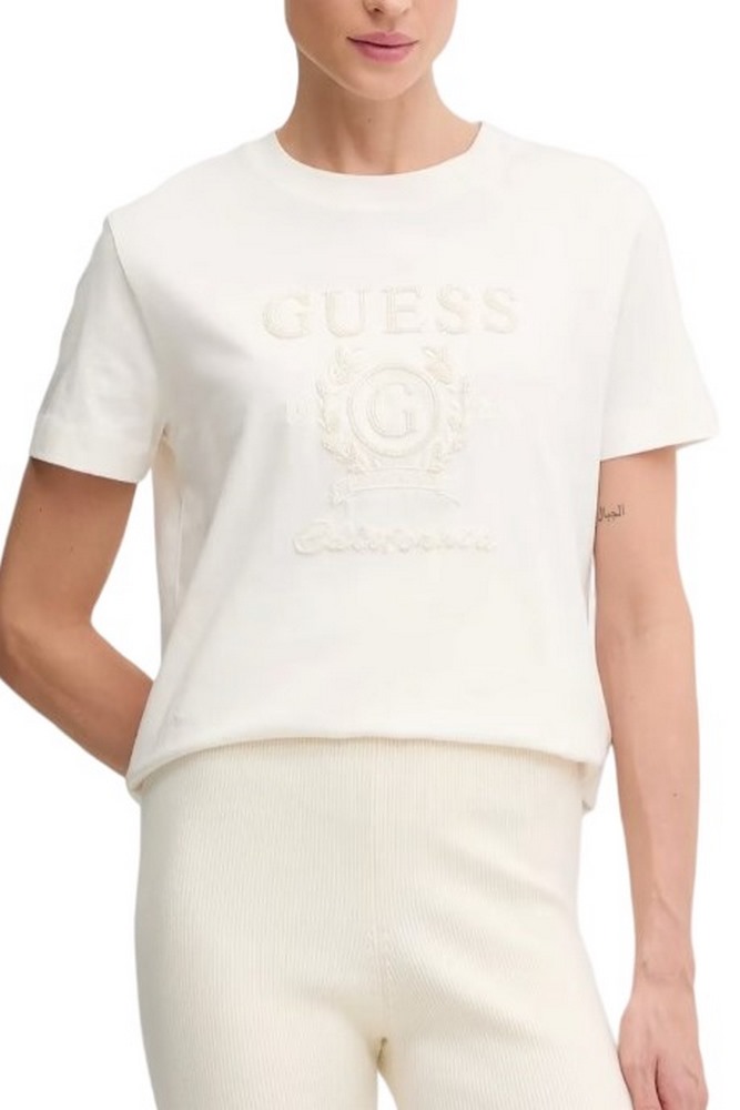 GUESS MENA T-SHIRT ΜΠΛΟΥΖΑ ΓΥΝΑΙΚΕΙΑ WHITE
