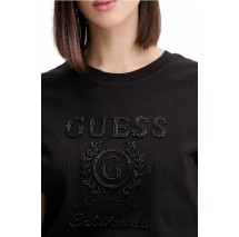 GUESS MENA T-SHIRT ΜΠΛΟΥΖΑ ΓΥΝΑΙΚΕΙΑ BLACK