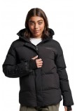 SUPERDRY D4 SDCD CITY PADDED HOODED WIND PARKA ΜΠΟΥΦΑΝ ΓΥΝΑΙΚΕΙΟ BLACK