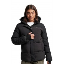 SUPERDRY CITY PADDED HOODED WIND PARKA ΜΠΟΥΦΑΝ ΓΥΝΑΙΚΕΙΟ BLACK