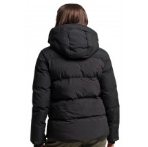 SUPERDRY CITY PADDED HOODED WIND PARKA ΜΠΟΥΦΑΝ ΓΥΝΑΙΚΕΙΟ BLACK