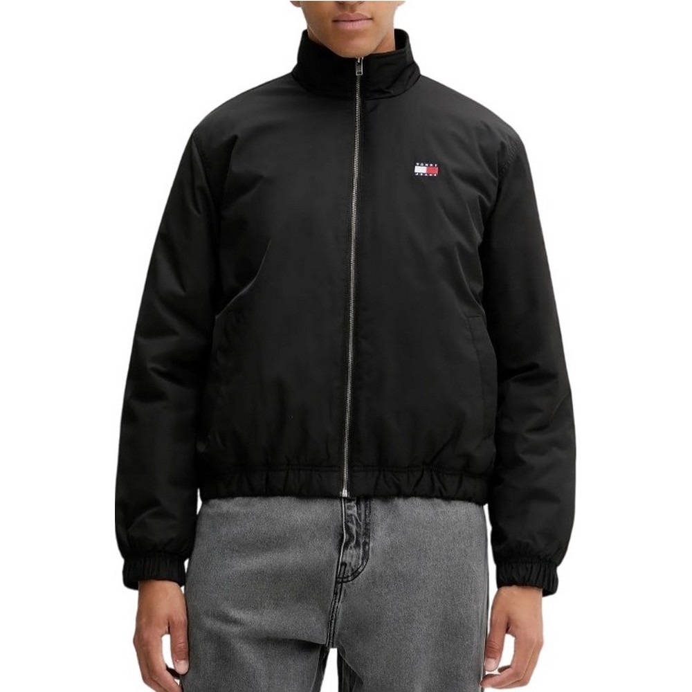 TOMMY JEANS ESSENTIAL PADDED JACKET EX ΜΠΟΥΦΑΝ ΑΝΔΡΙΚΟ BLACK