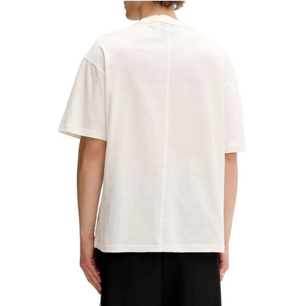 HUGO BOSS JERSEY NOHATIO T-SHIRT ΜΠΛΟΥΖΑ ΑΝΔΡΙΚΗ OFF WHITE